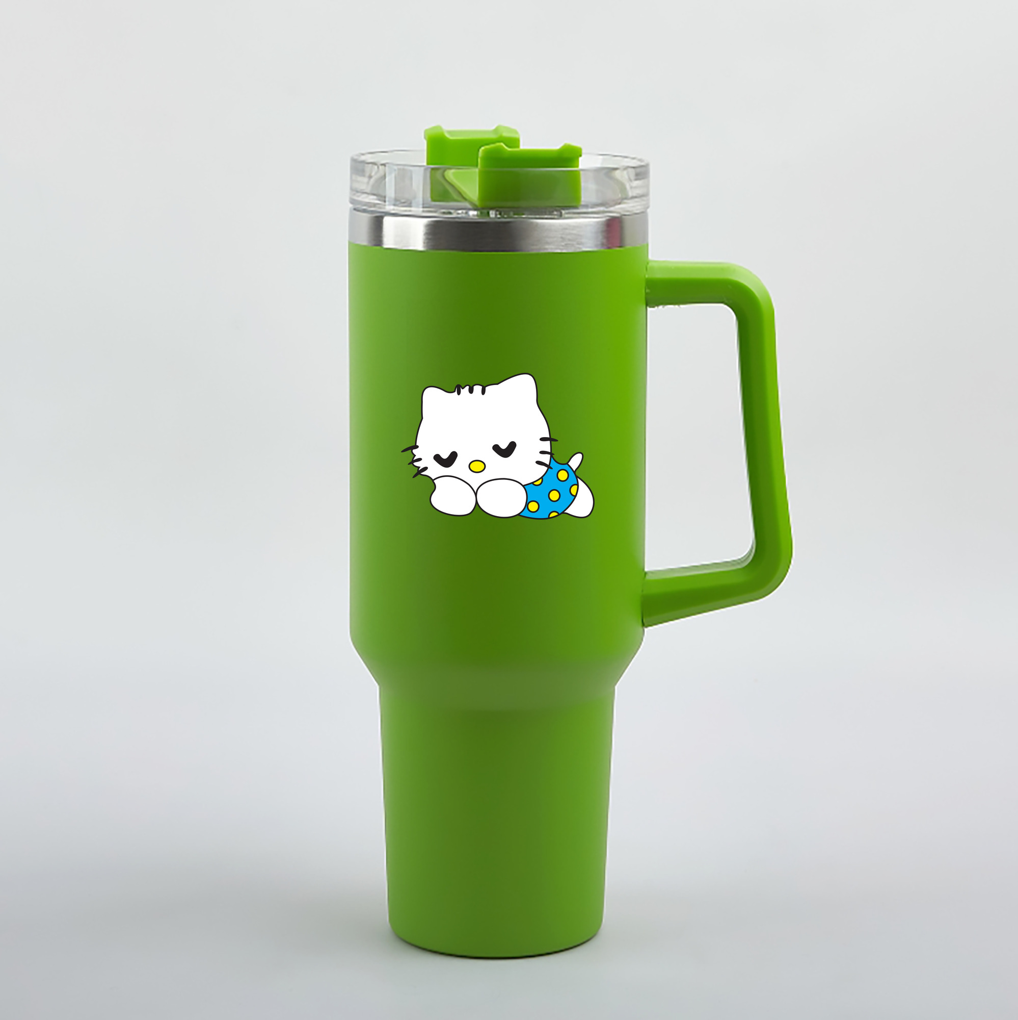 （画像用） Hello Kitty ハローキティ 1200mL車用タンブラー（カラープリント）